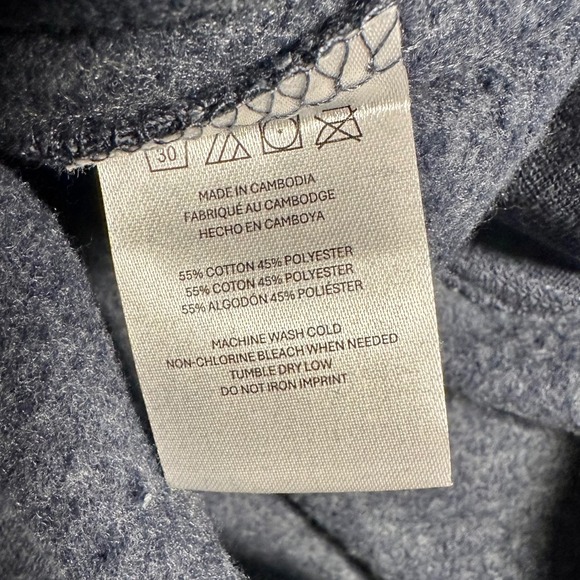 NWT O Neill Hoodie California Republic Bear Graphic Pullover Men's M Blue Lounge - Picture 8 of 10